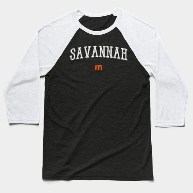 Savannah Georgia (variant) Baseball T-Shirt by SmithyJ88